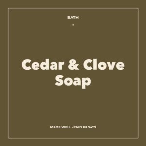 Cedar & Clove Soap